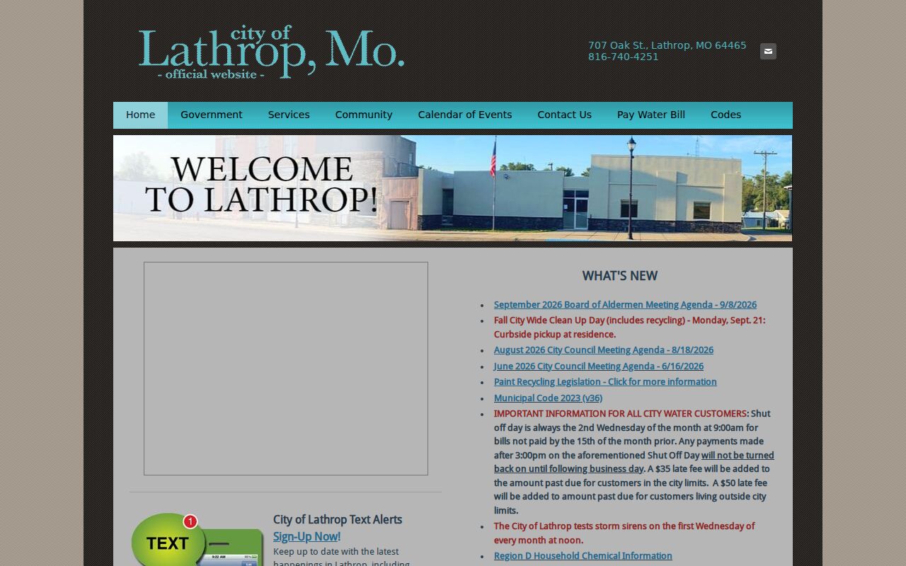 Lathrop municipal court information